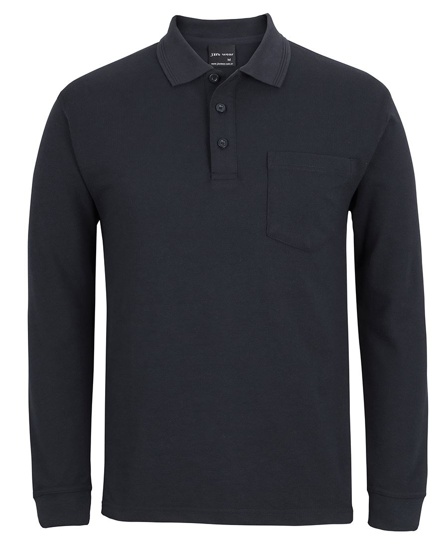 JBswear 210PL-JBs L/S POCKET POLO - Click Image to Close